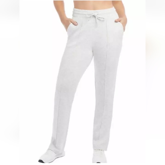 Danskin Scuba Pants Sweat Soft Cozy Lounge Plus Oatmeal Heather Variety Sizes - Picture 1 of 6